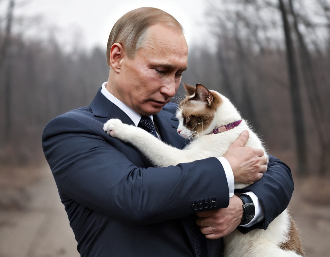 cat, vladimir putin, grumpy, rejection, humor, putin, russia, russian president