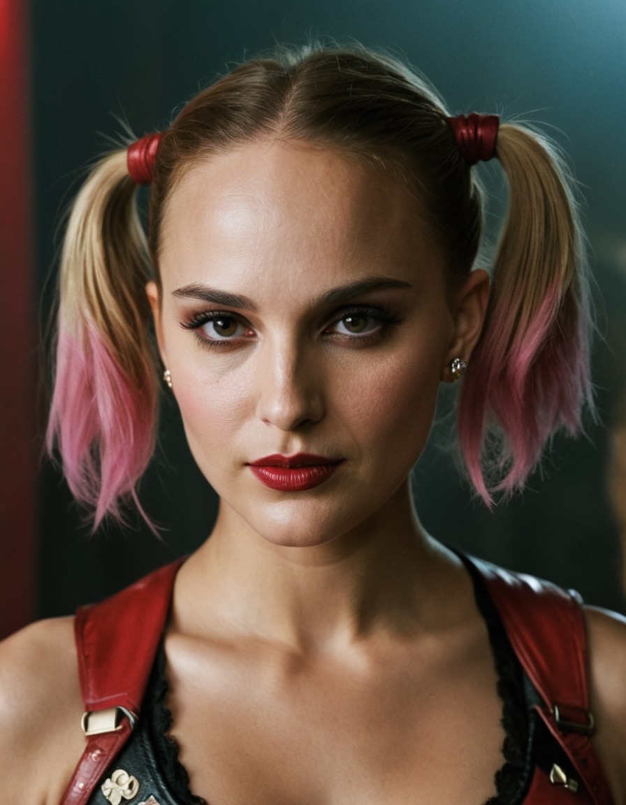 harley quinn, natalie portman, dc comics, actress, character, comic book, film