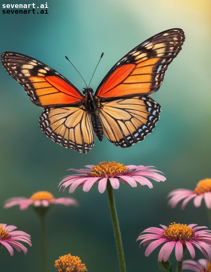 butterfly, flower, nature, colorful, beauty