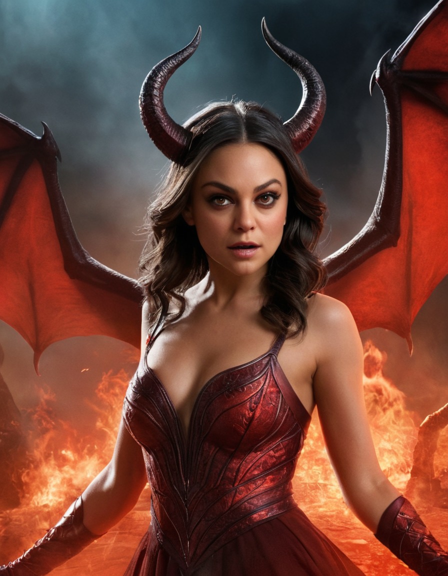 mila kunis, demon, actress, supernatural, celebrity, entertainment, hollywood