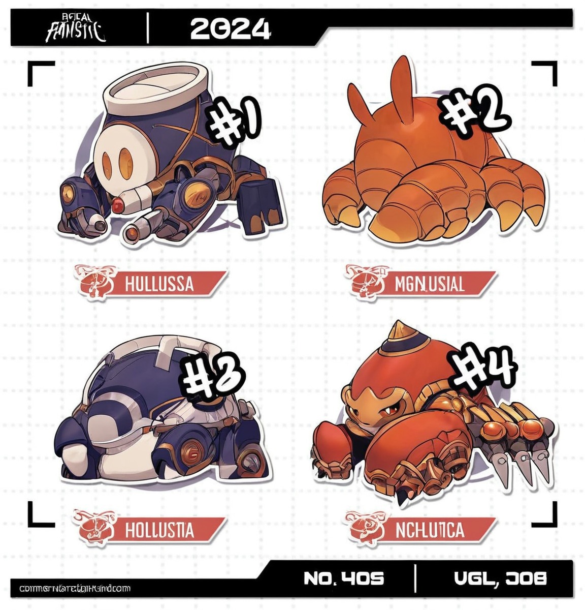 robot, mecha, digitalart, characterdesign, adoptablesopen, monster, adoptable, adoptableauction, sale, animals, auction, characterconcept, crab, digimon, fakemon, fantasy, pocketmonsters, pokemon, scifi, zoids, mechamon, auctionadoptable, i5himaru, notaigenerated