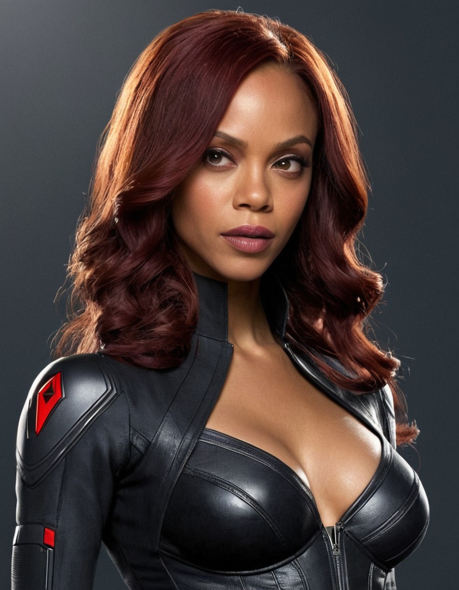 black widow, zoe saldana, marvel, actress, avengers, superhero, film