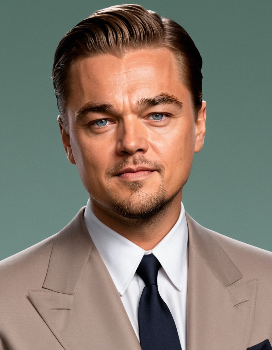 leonardo dicaprio, painting, funny, celebrity, actor