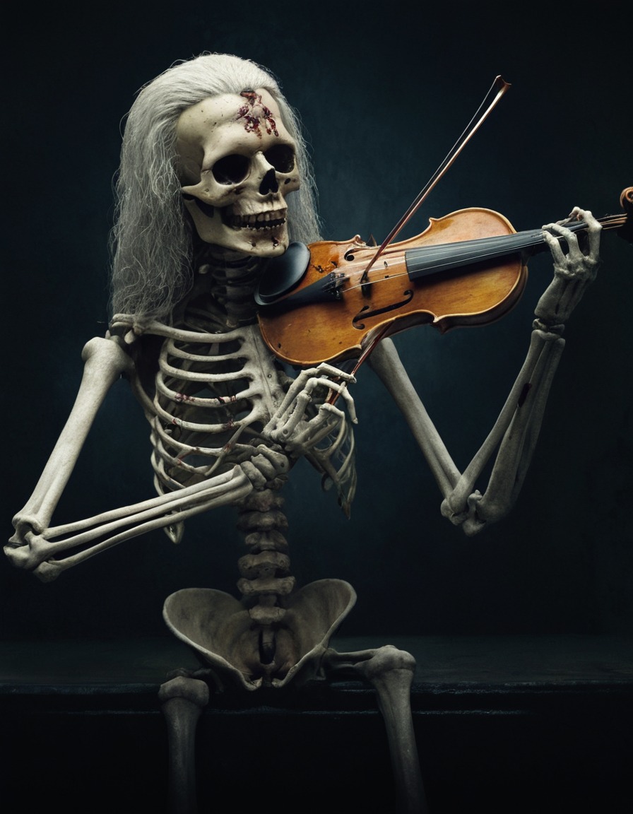 johann sebastian bach, zombie, violin, music, classical music