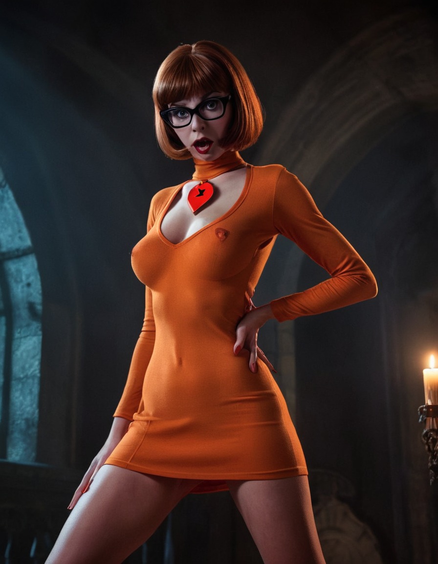 vampire, velma dinkley, scooby-doo, fictional character, mystery solver