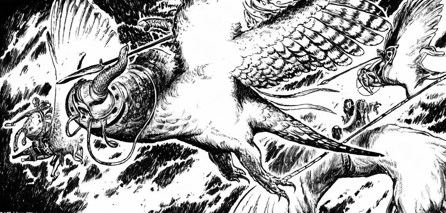 warrior, bird, traditionalart, ink, fantasyart, blackandwhite, blackandwhitedrawing, details, drawing, fantasycharacters, fantasydrawing, illustration, inkart, lineart, linework, owls, traditionaldrawing, inkstyle