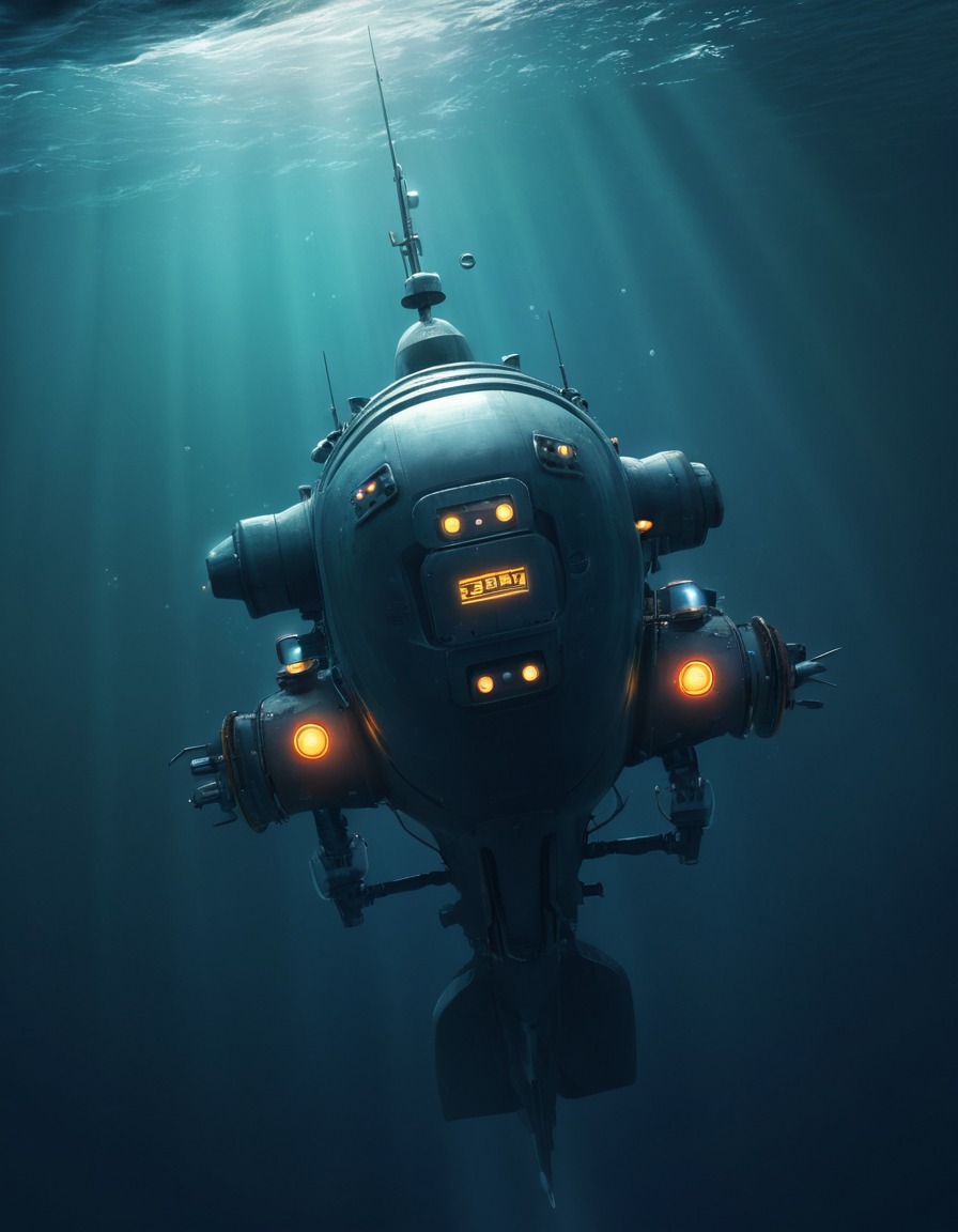 robot, ocean exploration, submarine, deep sea, technology, robots