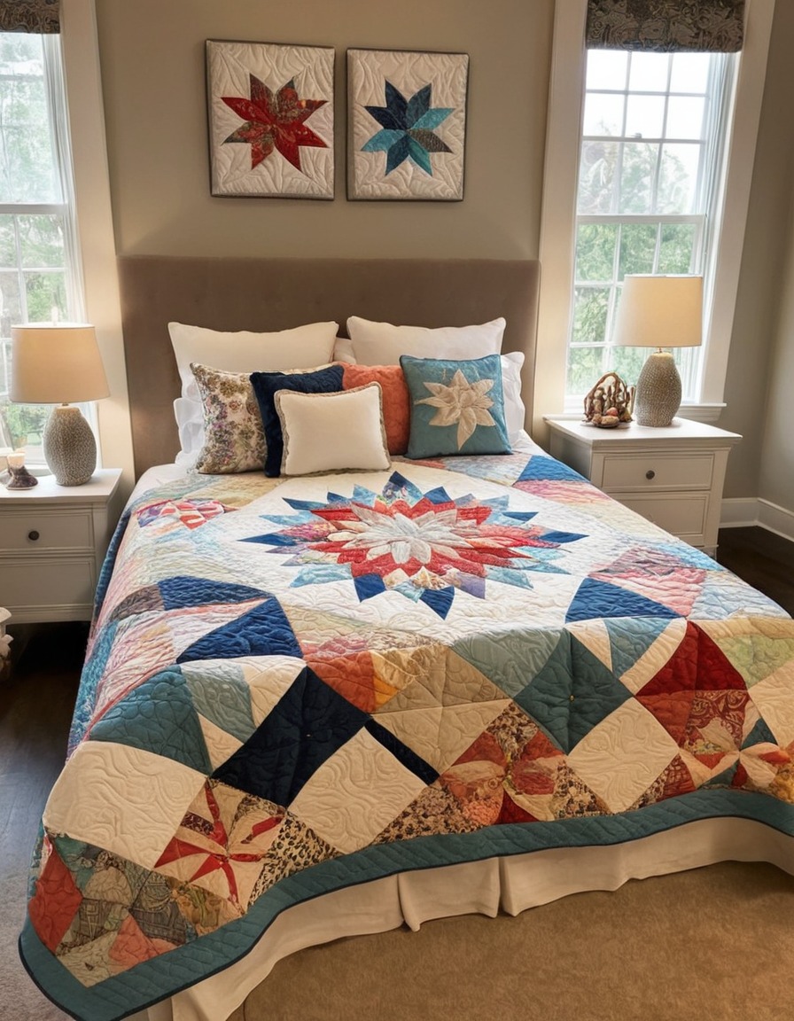 quilting, handmade, quilt, bedroom, home decor, home, interior