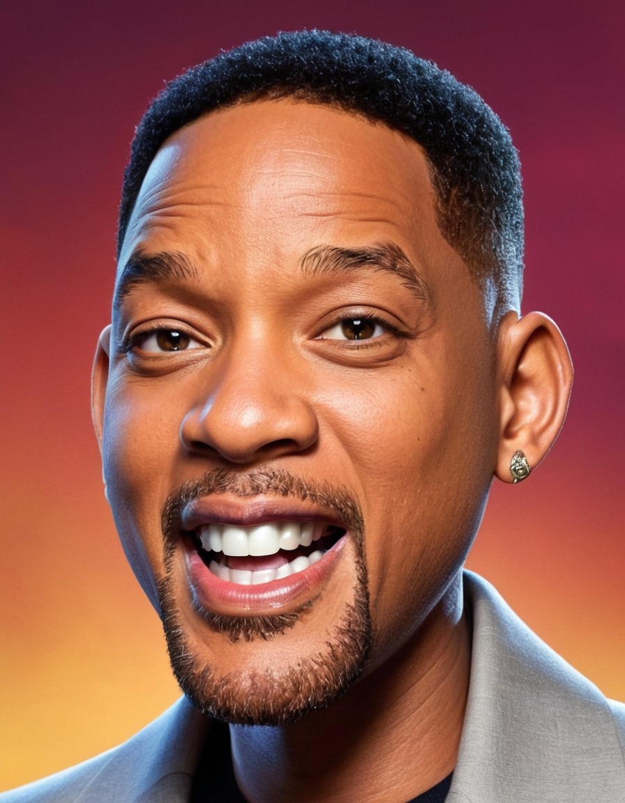 will smith, funny, caricature, comedy, entertainment