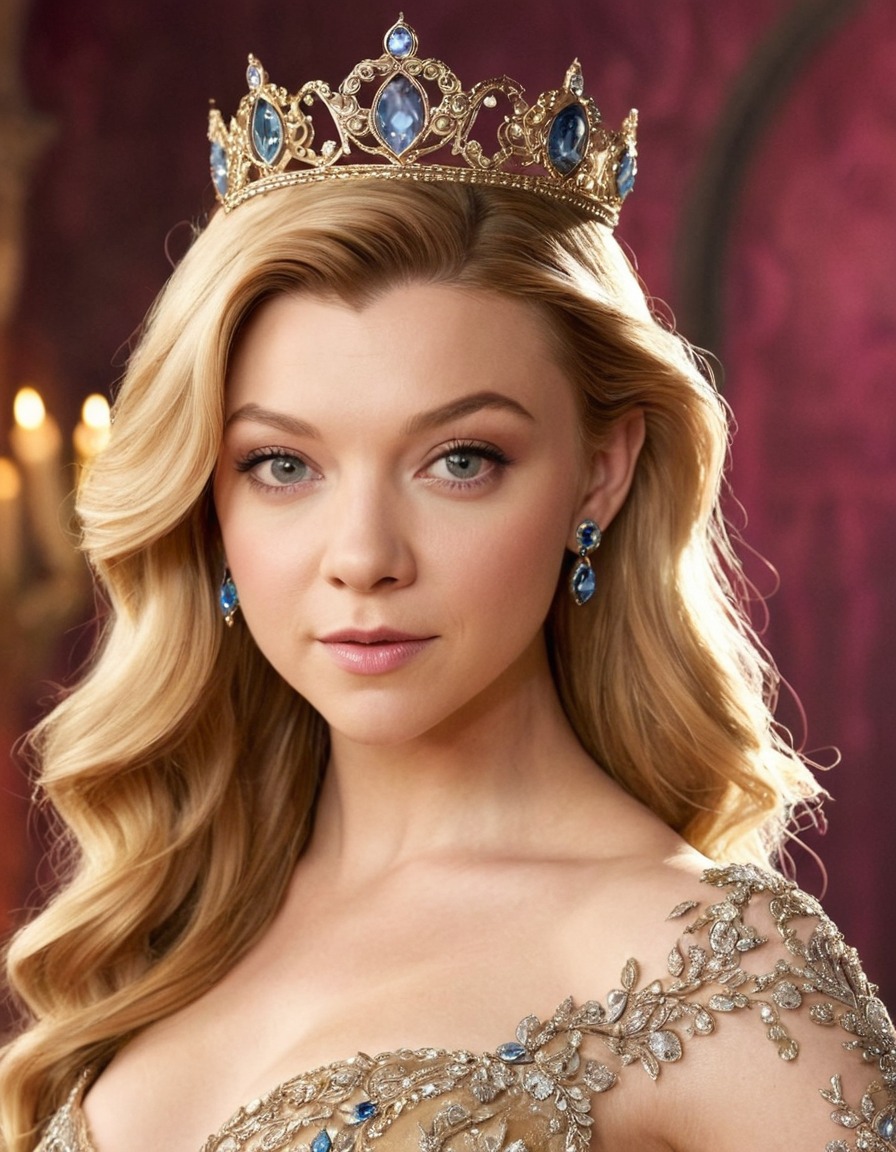 natalie dormer, actress, disney princess, beauty, fairy tale, fantasy, royalty