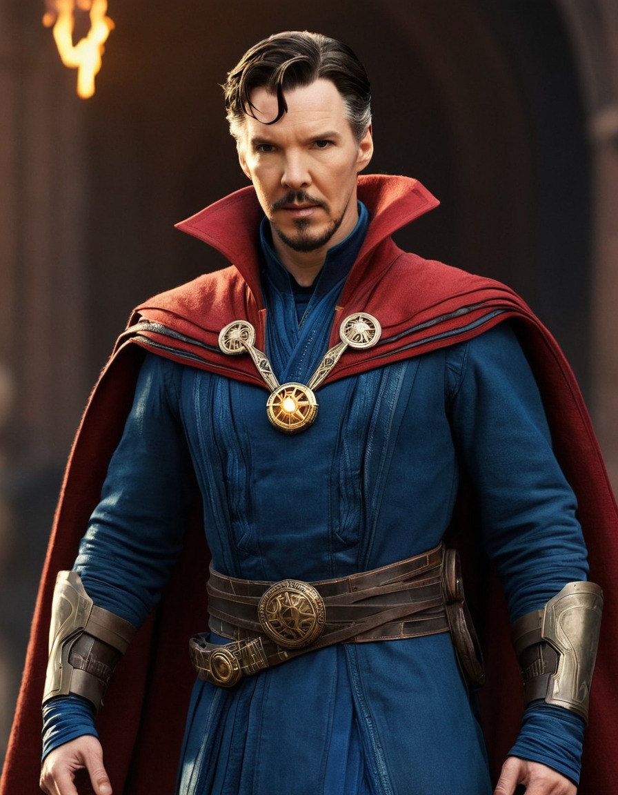 doctor strange, robot, marvel, superhero, fiction, sci-fi