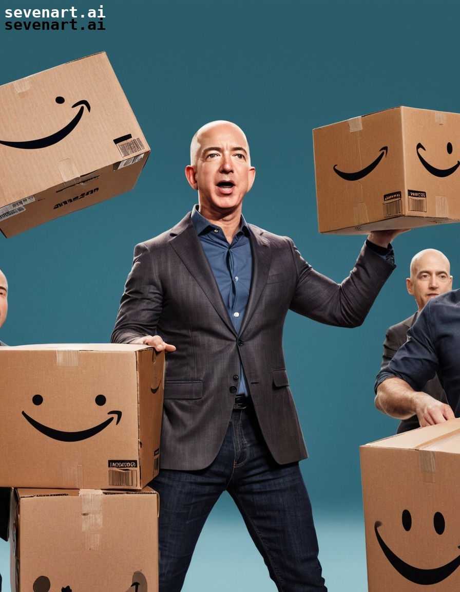 jeff bezos, tech ceos, food fight, amazon, humor