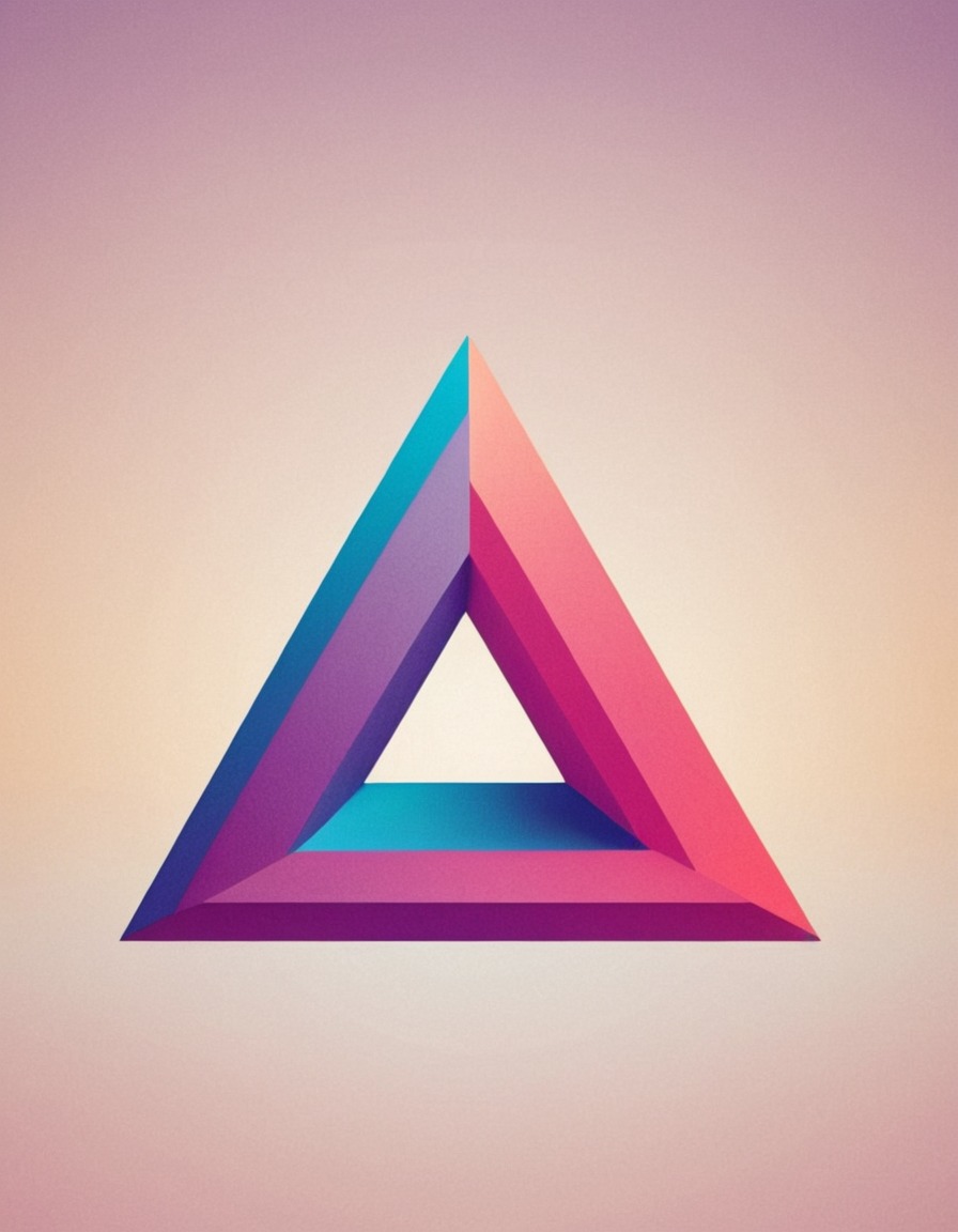 penrose triangle, illusion, visual illusion, geometry, optical illusion, impossible shape, perspective