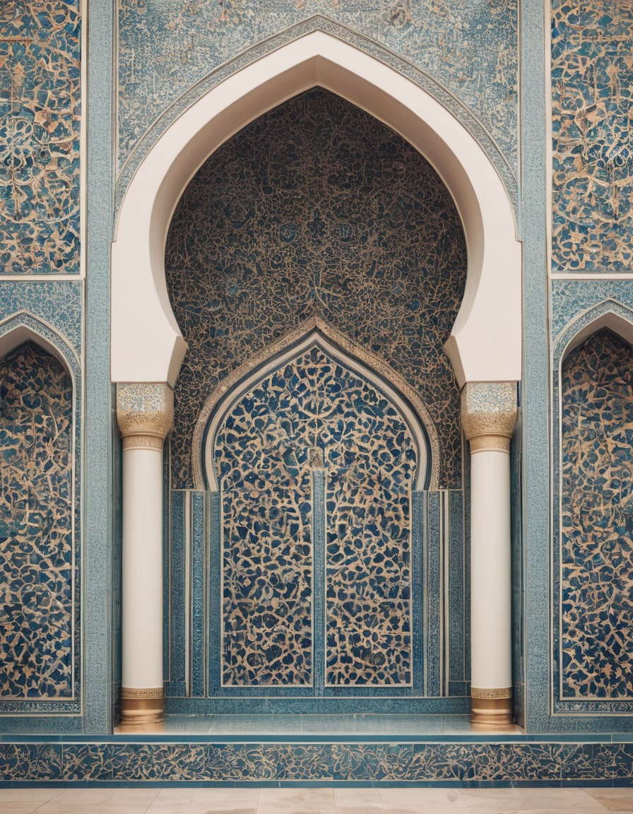 architecture, islamic, design, culture, patterns