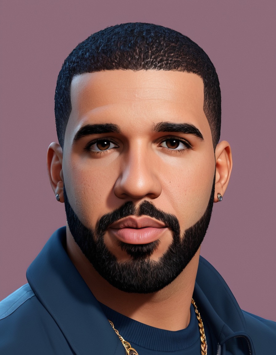 drake, portrait, painting, celebrity, art, artist, hip hop