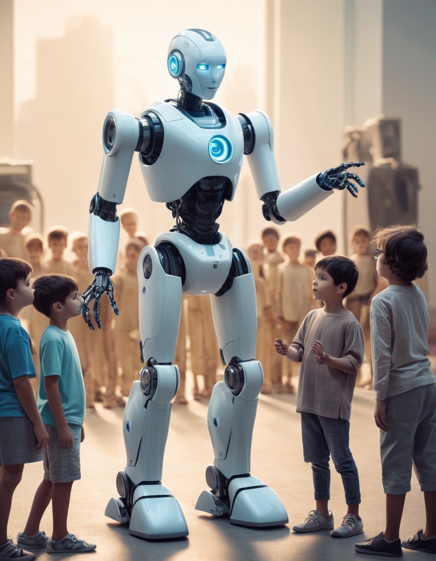 robot, technology, children, ai, interaction, future