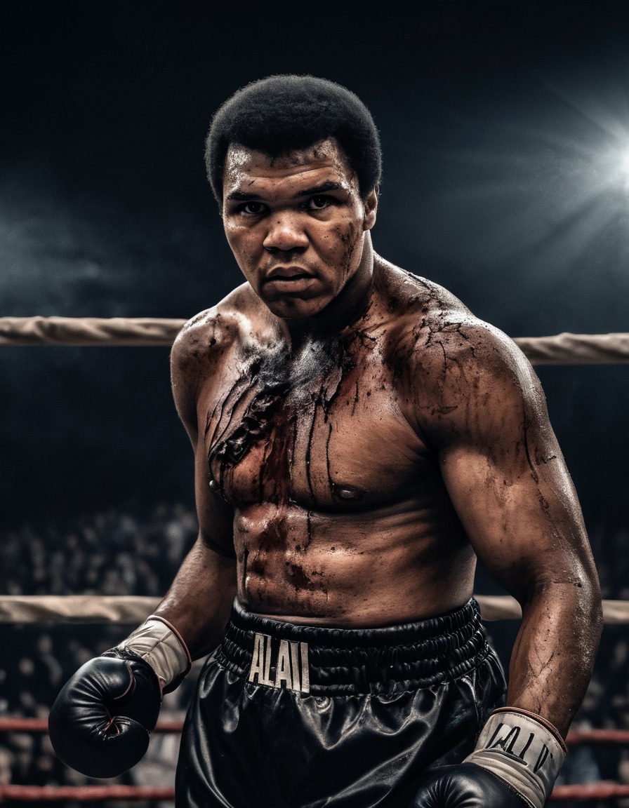 muhammad ali, boxing, undead, decay, gloves, zombie