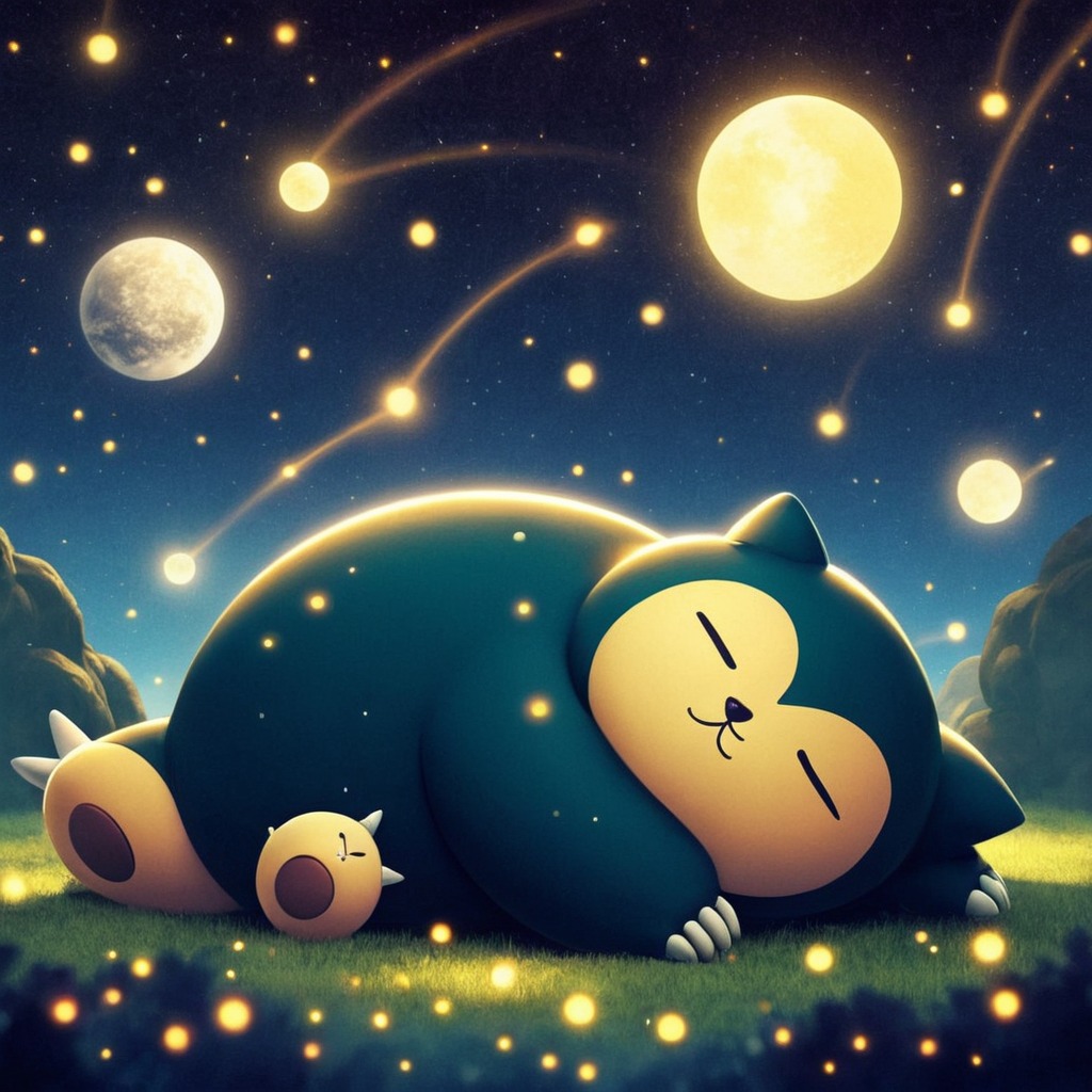 fanart, videogamefanart, cartoon, pokemon, snorlax