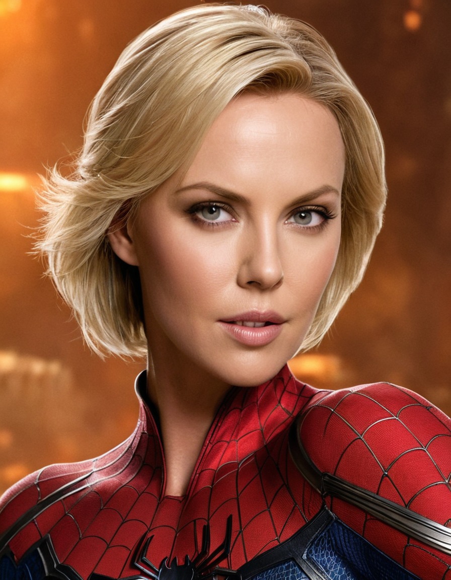 charlize theron, spider-man, superhero, marvel, movie casting, actress