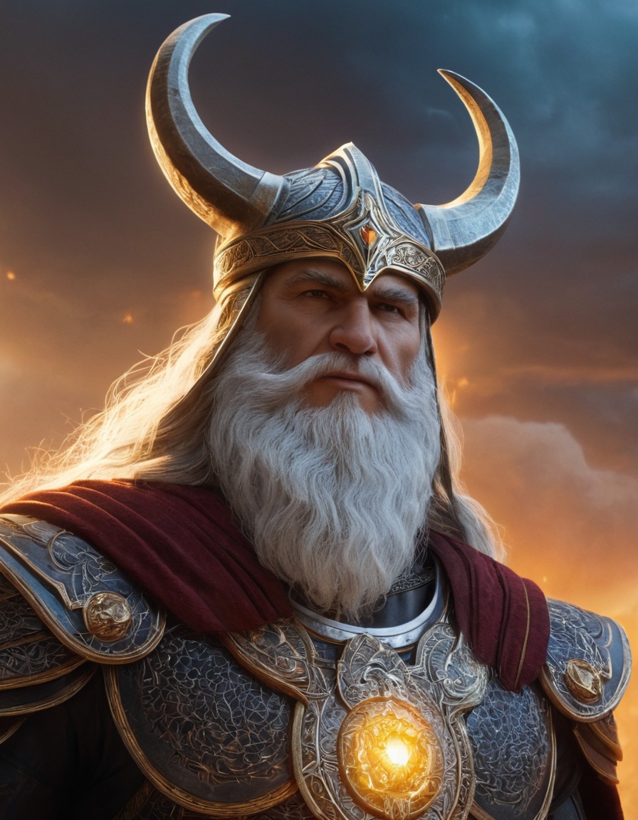 odin, epic, god scene, norse mythology