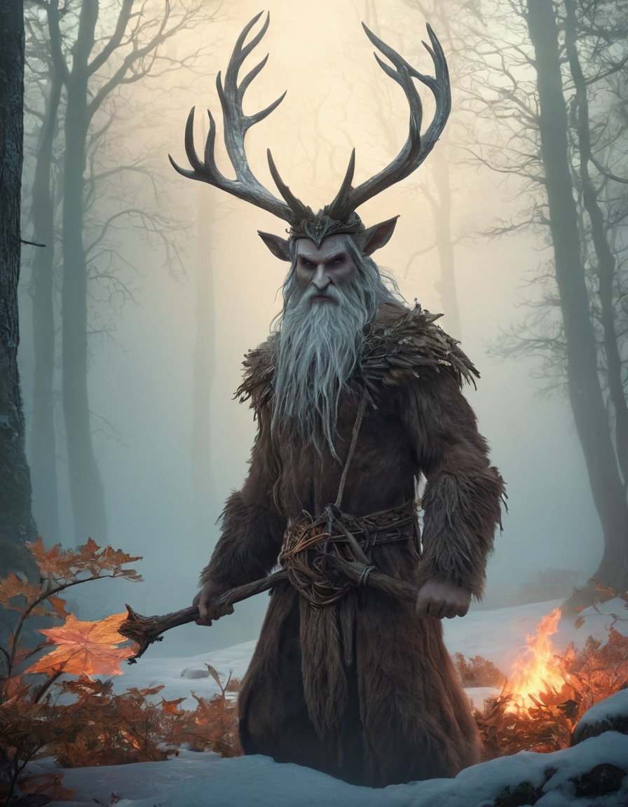 fantasy, leshy, slavic folklore, mythical creatures