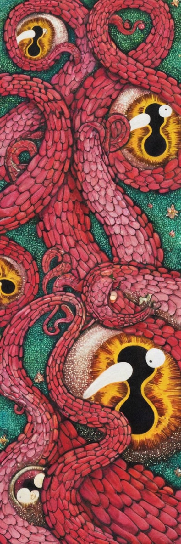 watercolour, coloredpencil, octopus, traditionalart, monster, animal, handdrawn, pen, fineliners, pendrawing, sharpies, watercolours