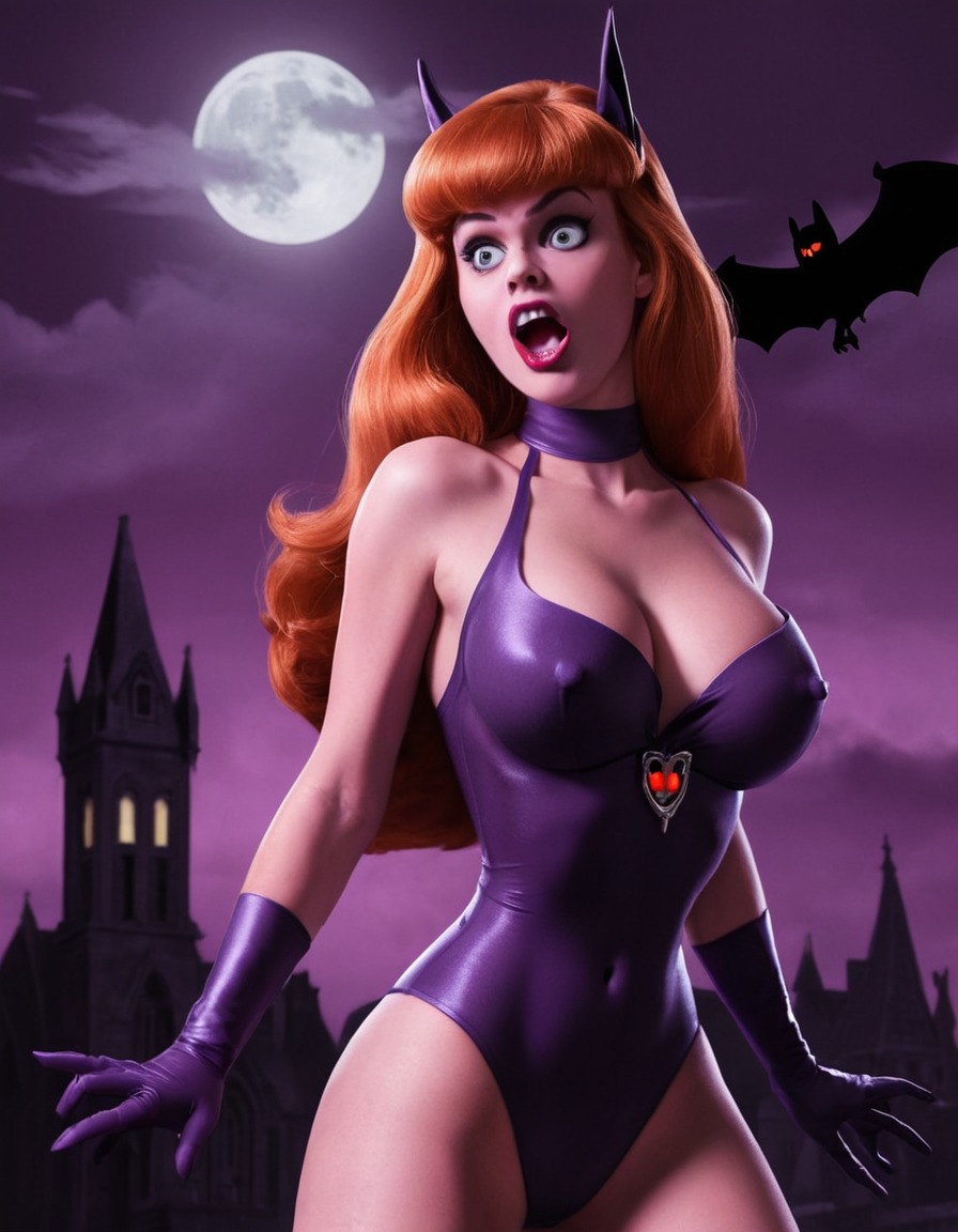 vampire, daphne blake, scooby-doo, fictional character, supernatural, disguise