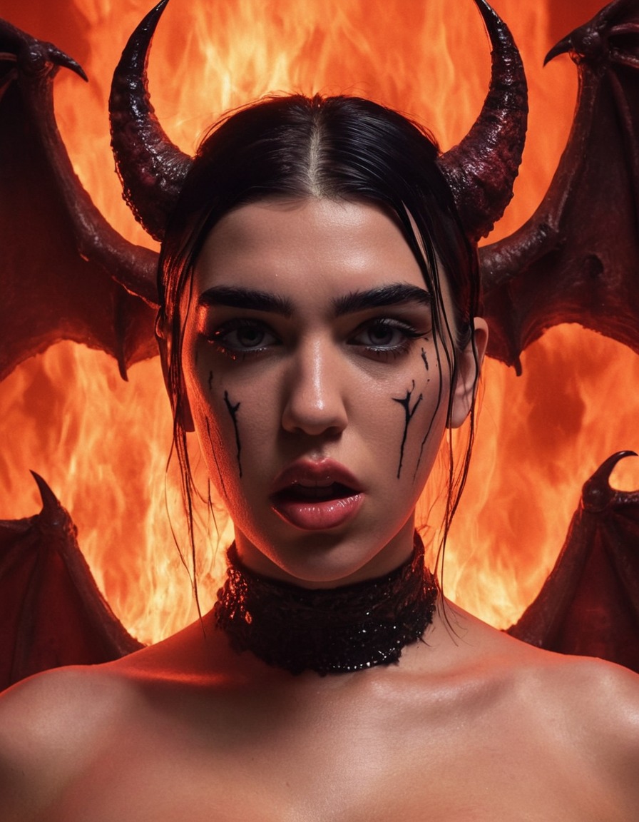 dua lipa, hell, demon, music artist