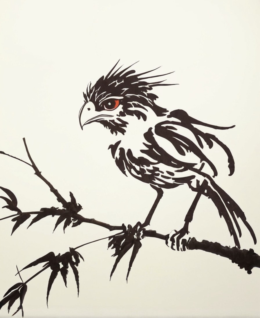 animal, artist, artwork, bird, blackandwhite, branch, brush, brushpen, doodle, drawign, illust, ink, inkart, inkdrawing, monochrome, painting, traditional, tree, art, doodledrawing, drawingillustration, drawingpainting, illustration, paintingdrawing, traditionalart, traditionaldrawing, illustrationdrawing