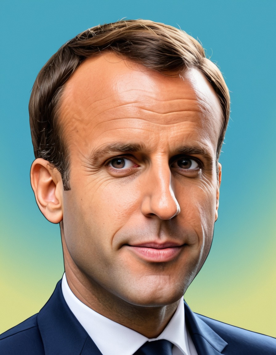 emmanuel macron, satire, political satire, caricature, politics