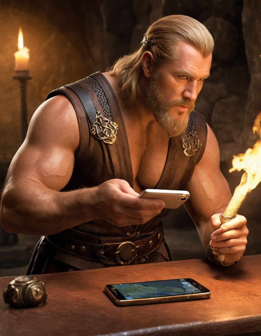 beowulf, smartphone, modern, adaptation, ancient hero, adventure, books