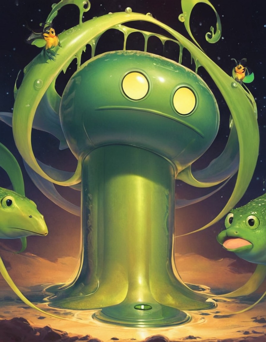 videogamefanart, frog, cube, enormous, salmon, slime, swamp, tentacle, void, seaart, ai_art, staterpillar