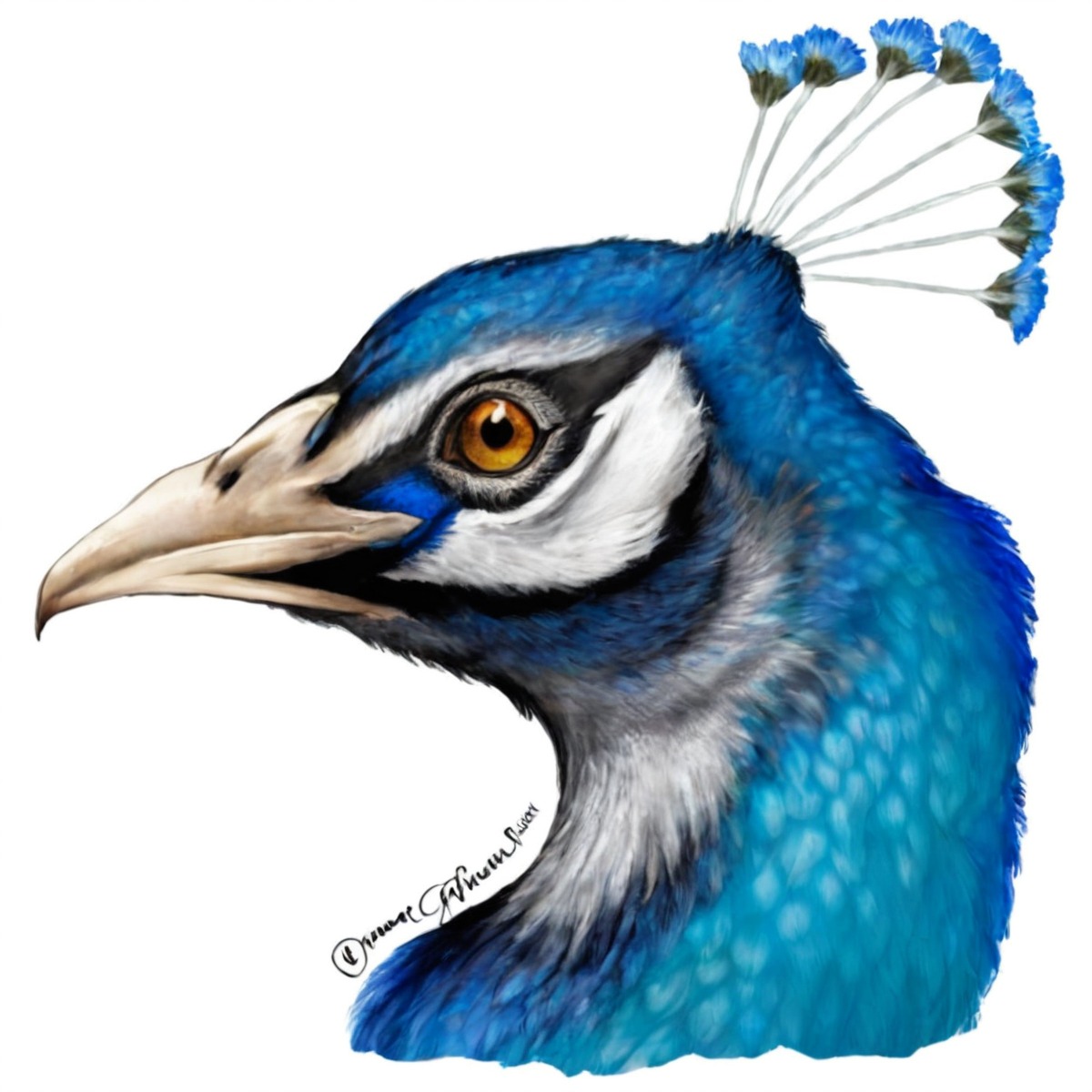 digitalpainting, animal, bird, animalart, digitalart, digital, digitalartist, digitalartwork, digitaldrawing, digitalillustration, noai, peacock, realistic, realisticart, realisticdrawing, peacockcolors, peacockhead, peacock_feathers, peacockart, peacockpainting, notaigenerated, notaiart, noaiart, noaiwereusedinthemakingofthis, noaigenerated, noaigeneratedart, no_ai_art, no_ai_generated_art, noaigeneratedimages, peacocktutorial