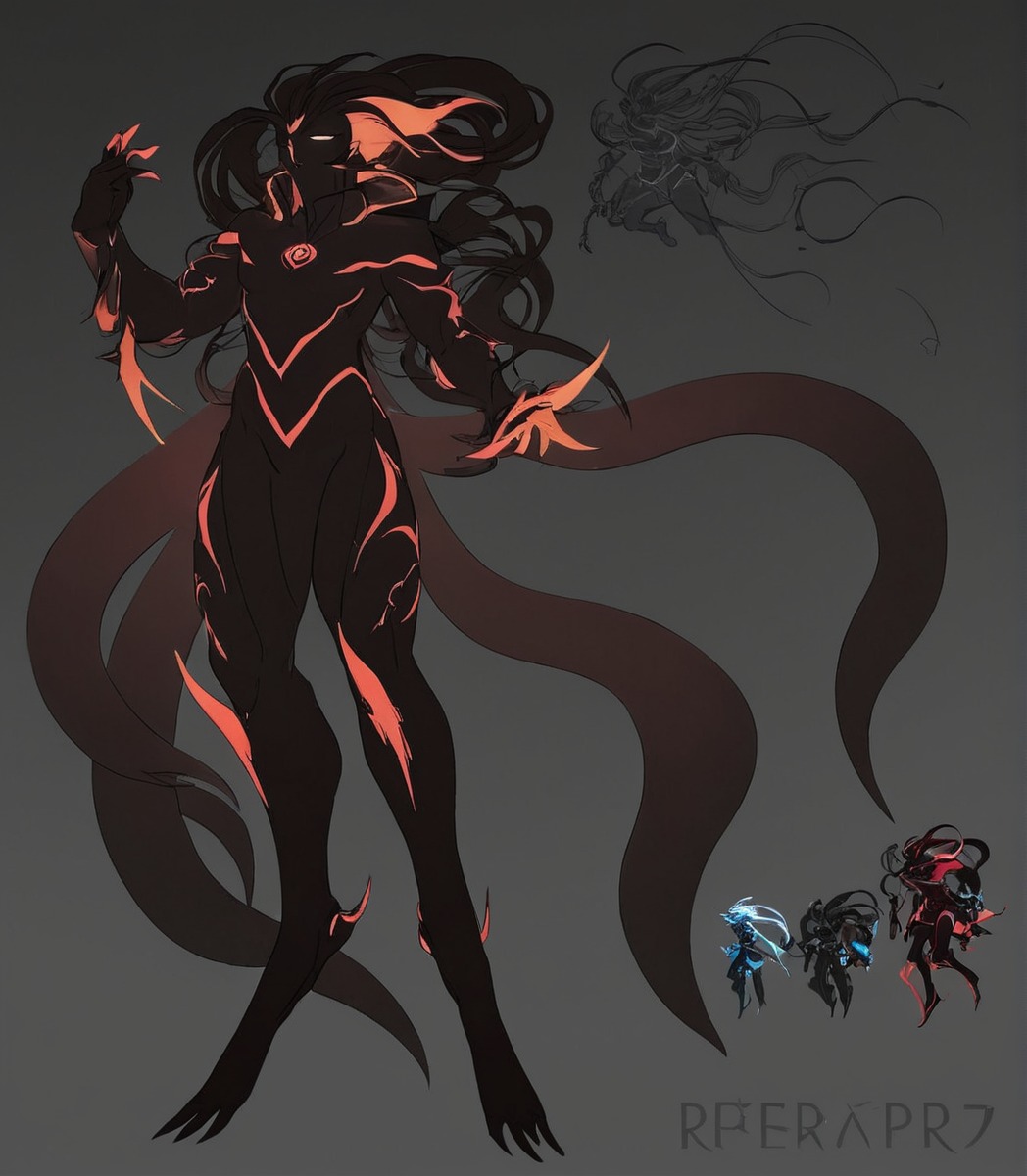 aliencreature, commission, creaturedesign, custom, dark, monster, seamonster, tentacles