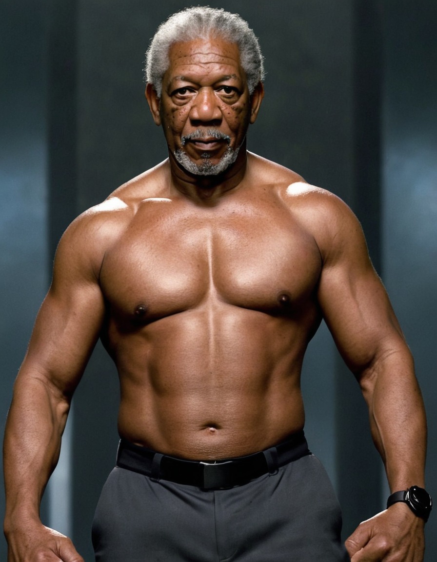 morgan freeman, muscular fitness, action, actor, hollywood, legend, physicality