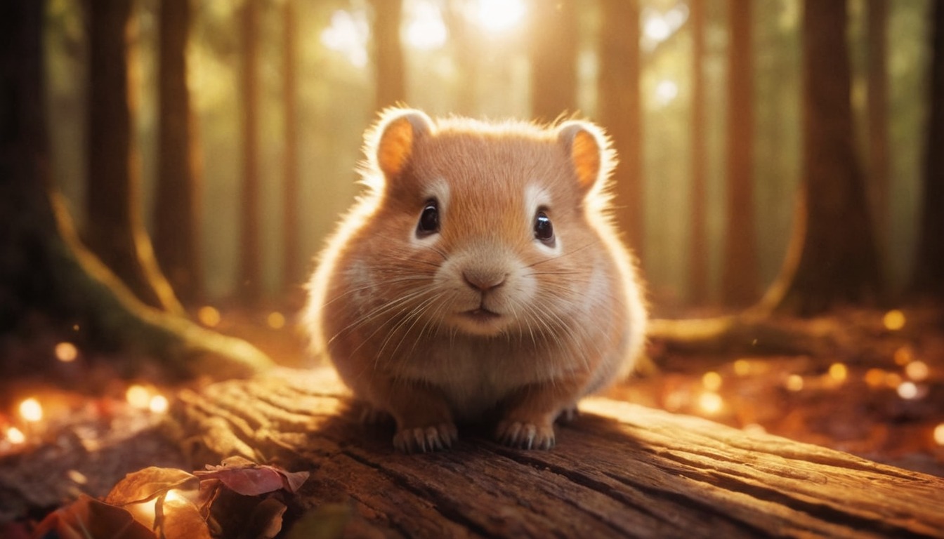 animal, cute, forest, hamster, rodent