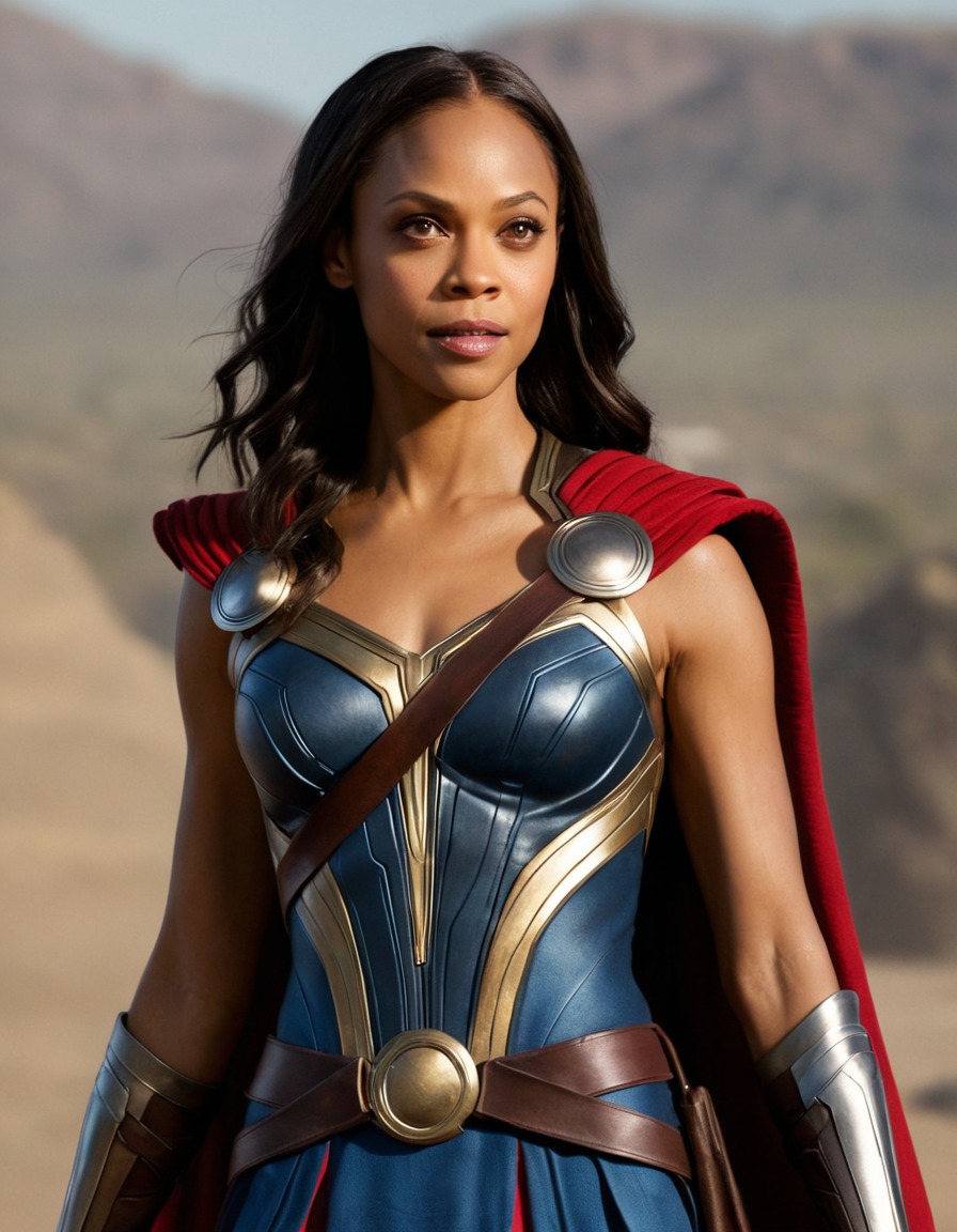 zoe saldana, thor, marvel, actress, fantasy, superhero, crossover