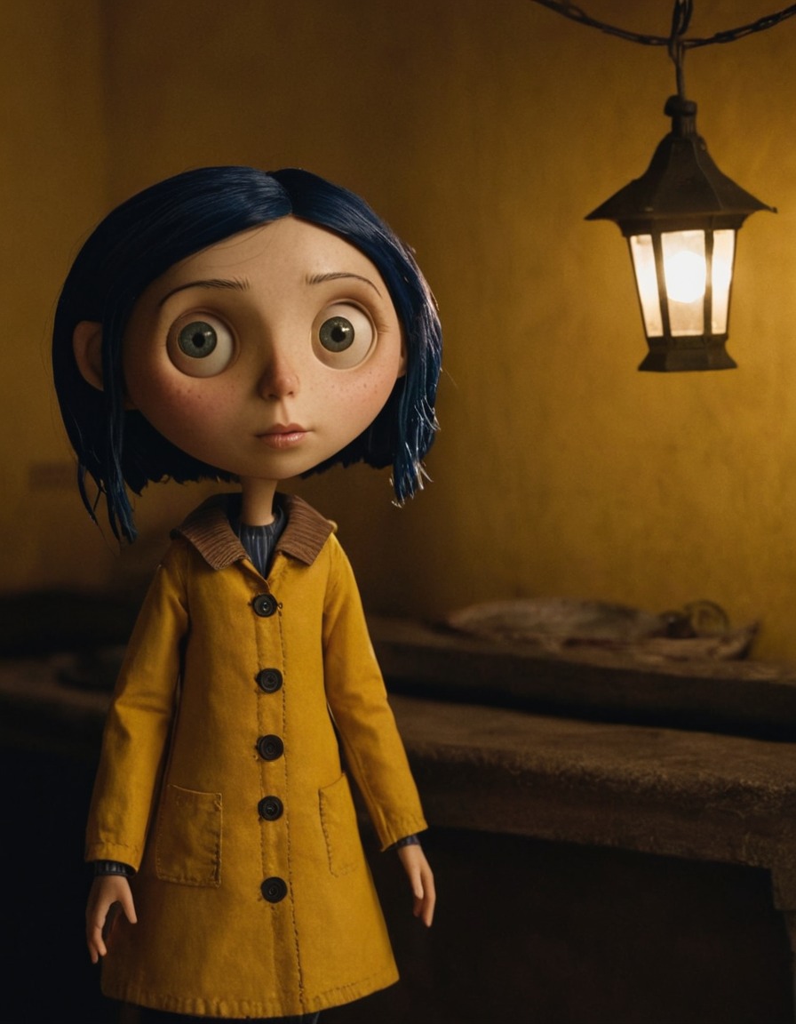 coraline jones, coraline, beautiful woman, character transformation, animated film, neil gaiman, fantasy