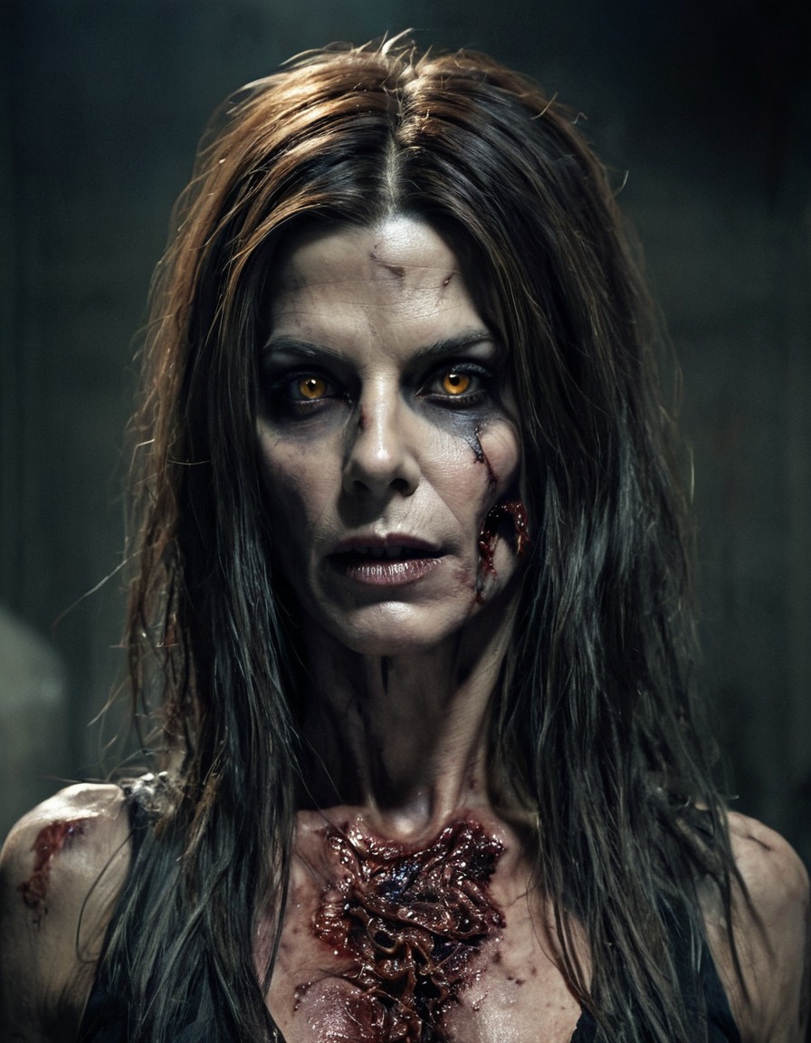 sandra bullock, celebrity, zombie, glamour, hollywood, celebrities