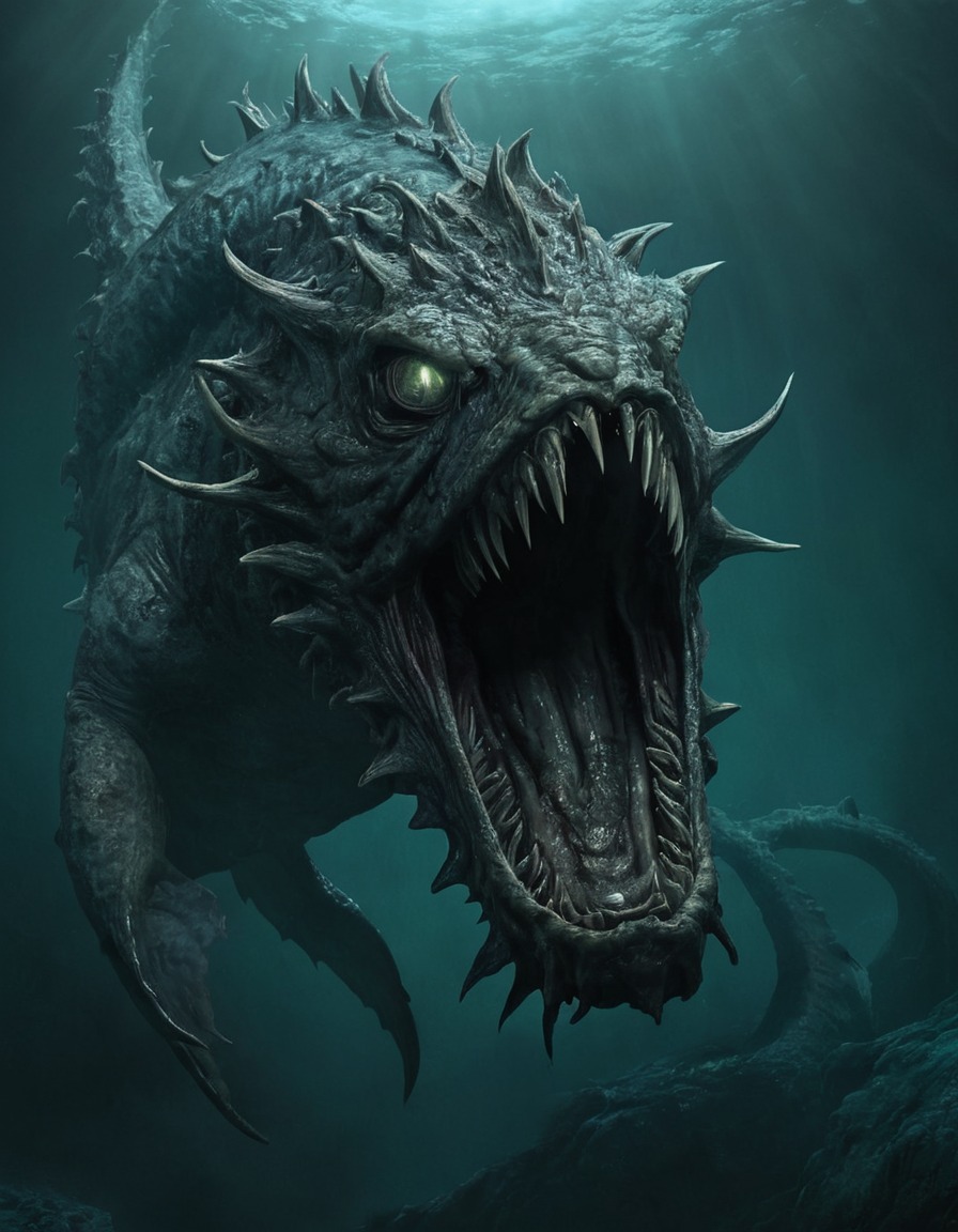 scylla, sea monster, greek mythology, mythological creature, odysseus, charybdis