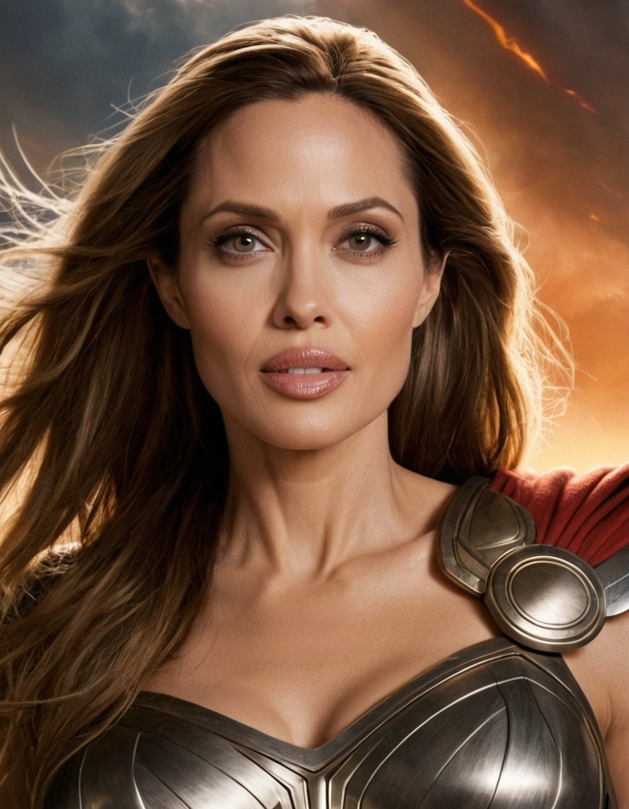 angelina jolie, thor, marvel, superhero, actress