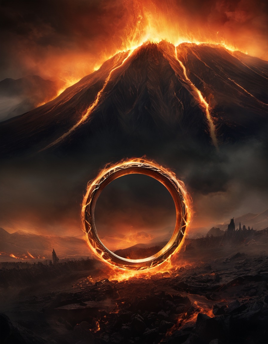 fantasy, fiction, ring, destruction, power, john tolkien, tolkien