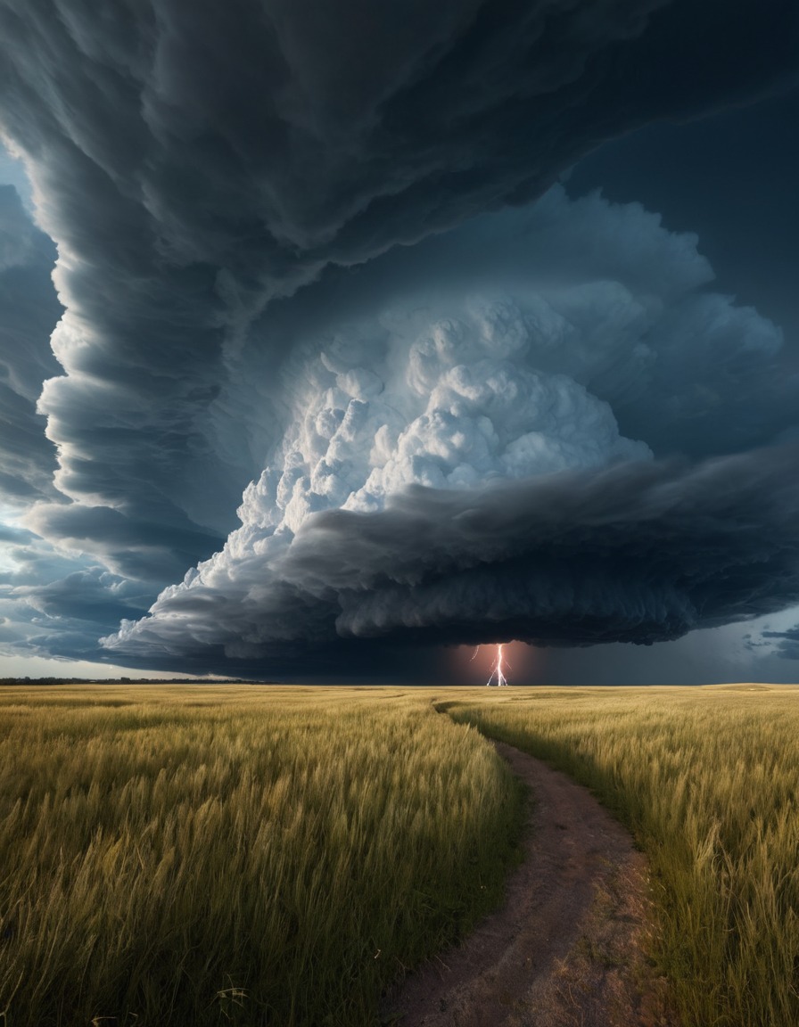 storm, dramatic, cloud formations, weather, nature