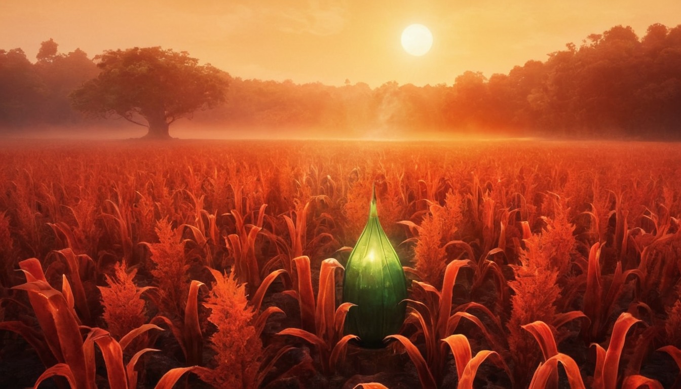 field, gorgeous, nature, sunset, wheat