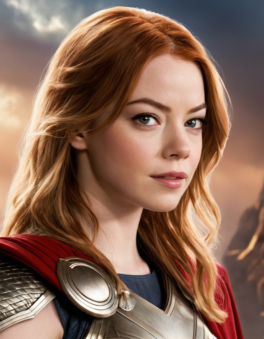 emma stone, thor, comic book adaptation, marvel, superhero, hollywood actress