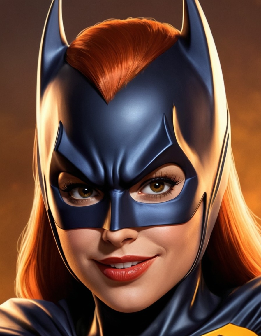 dc comics, batgirl, funny, caricature