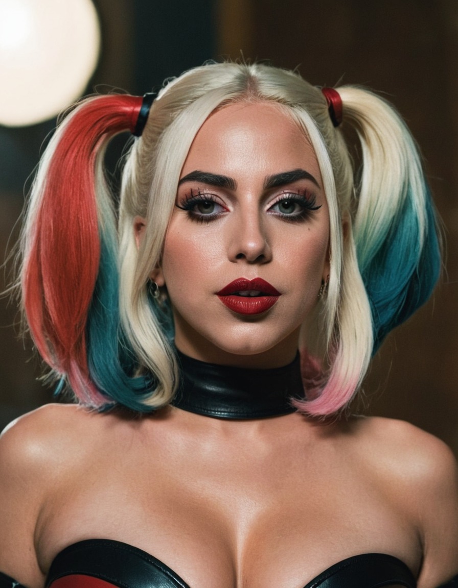 harley quinn, lady gaga, cosplay, dc comics, music, celebrity, fashion