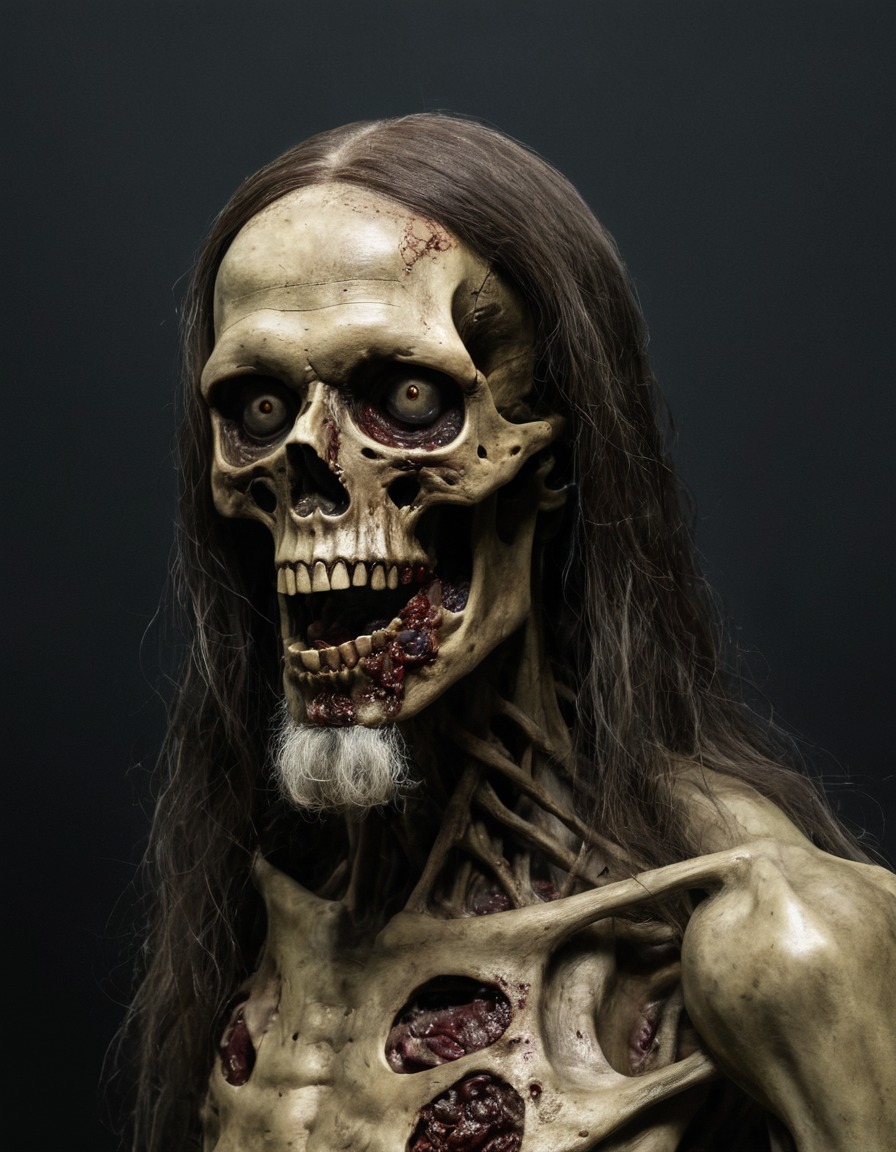 leonardo da vinci, zombie, macabre, masterpiece, art