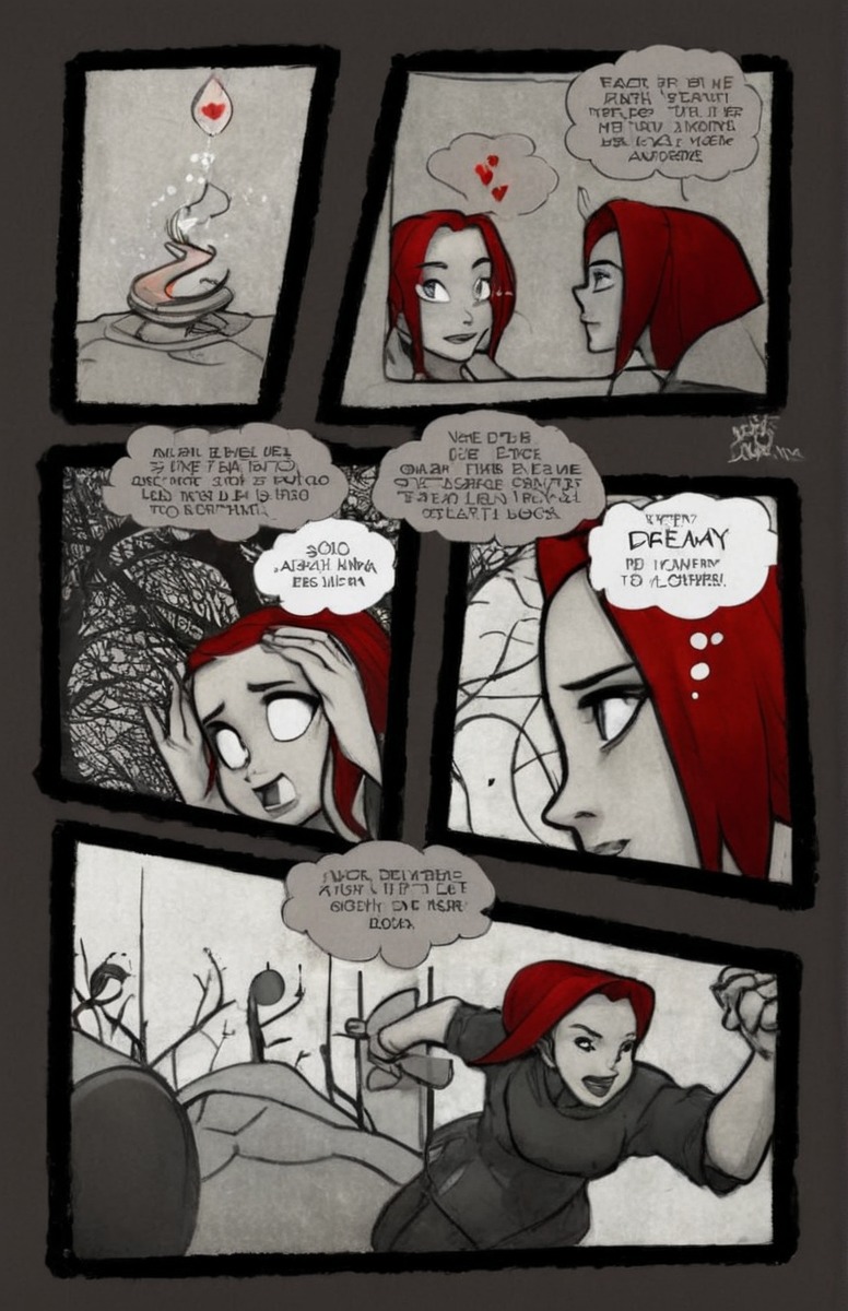 comic, webcomic, drama, digitalart, originalcharacter, horror, bigbadwolf, hospital, insanity, littleredridinghood, mentalhealth, mentalillness, psychological, psychosis, redridinghood, schizophrenia