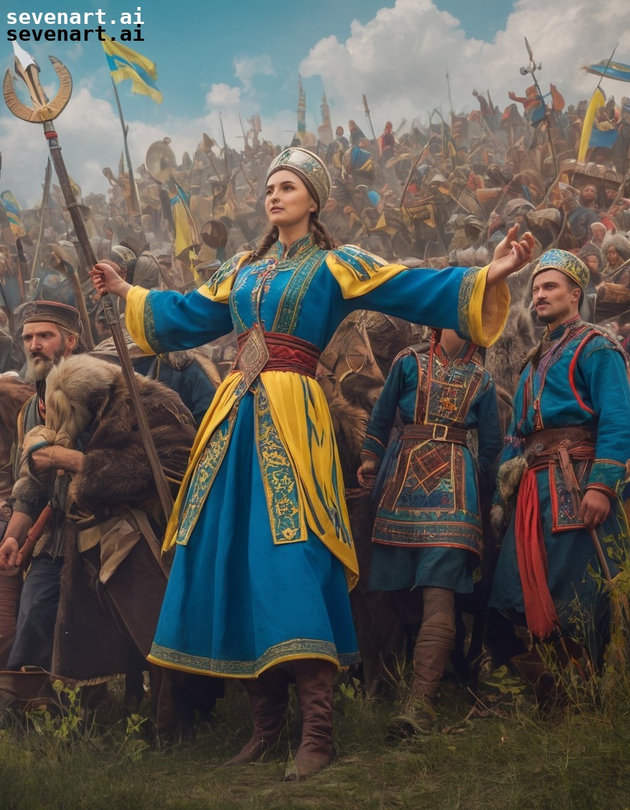 ukrainian history, ukrainian folklore, mural art, strength, courage, ukraine, ukrainians